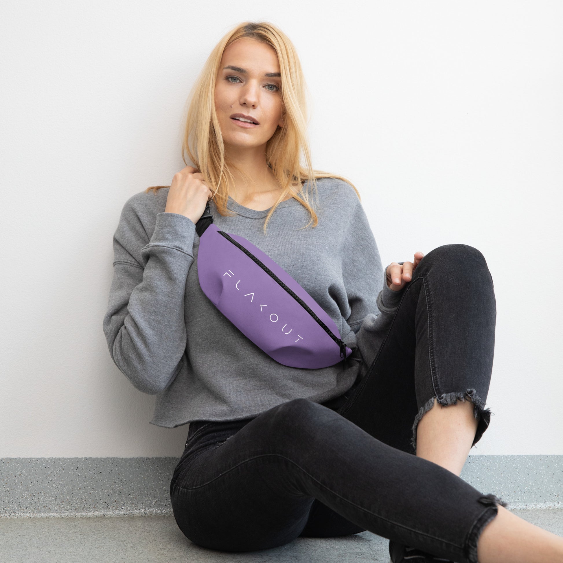 Unisex Water-resistant Fanny Pack - Purple - FLAKOUT