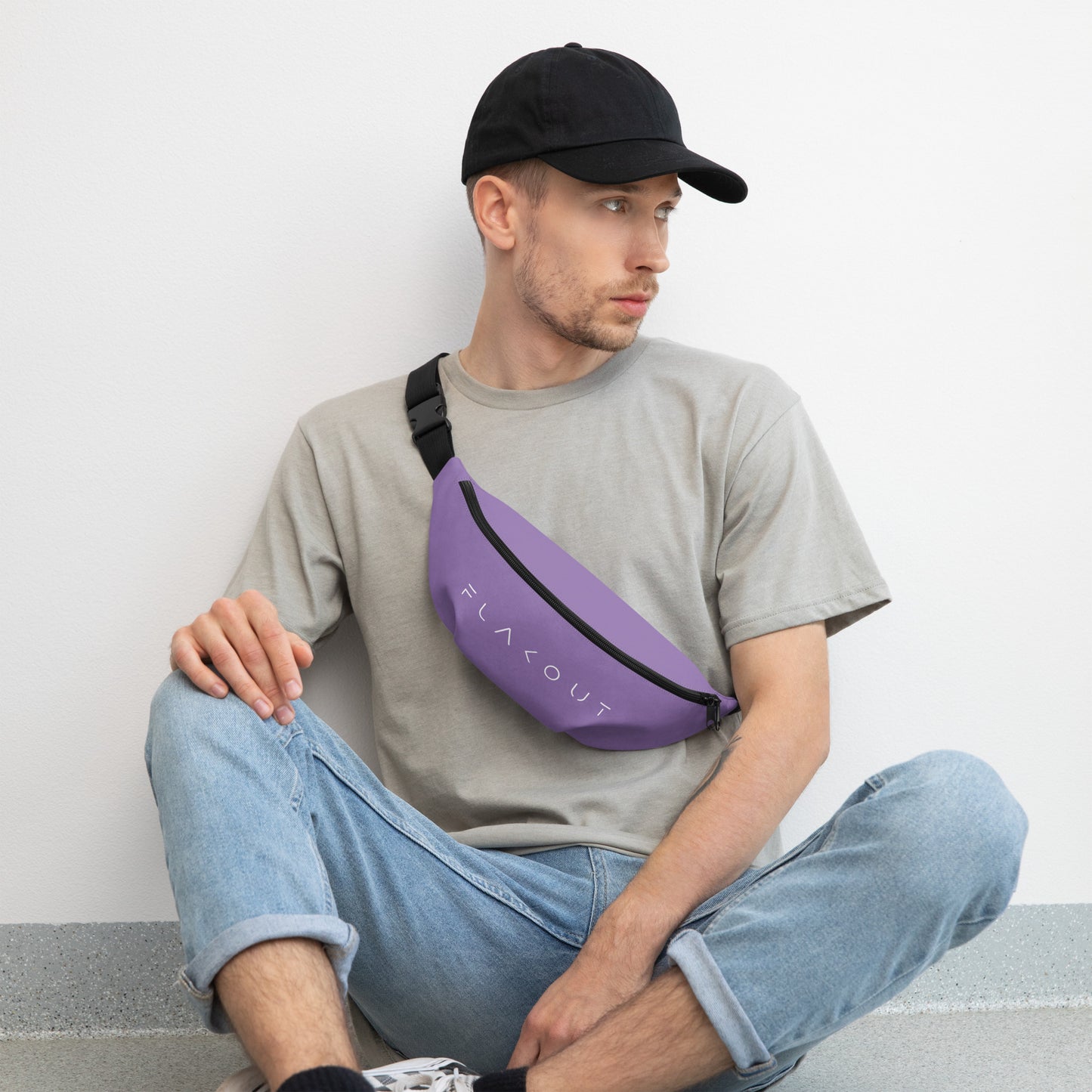 Unisex Water-resistant Fanny Pack - Purple - FLAKOUT