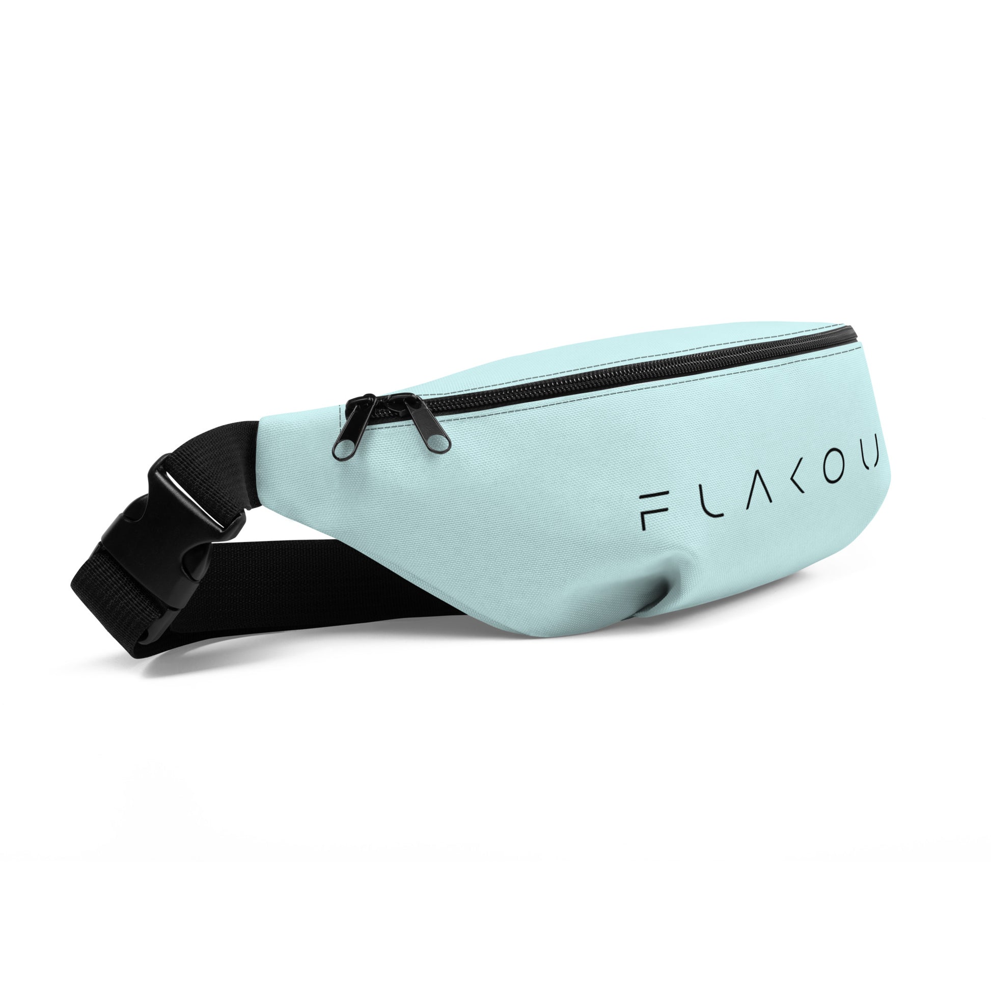 Unisex Water-resistant Fanny Pack - Light Blue - FLAKOUT