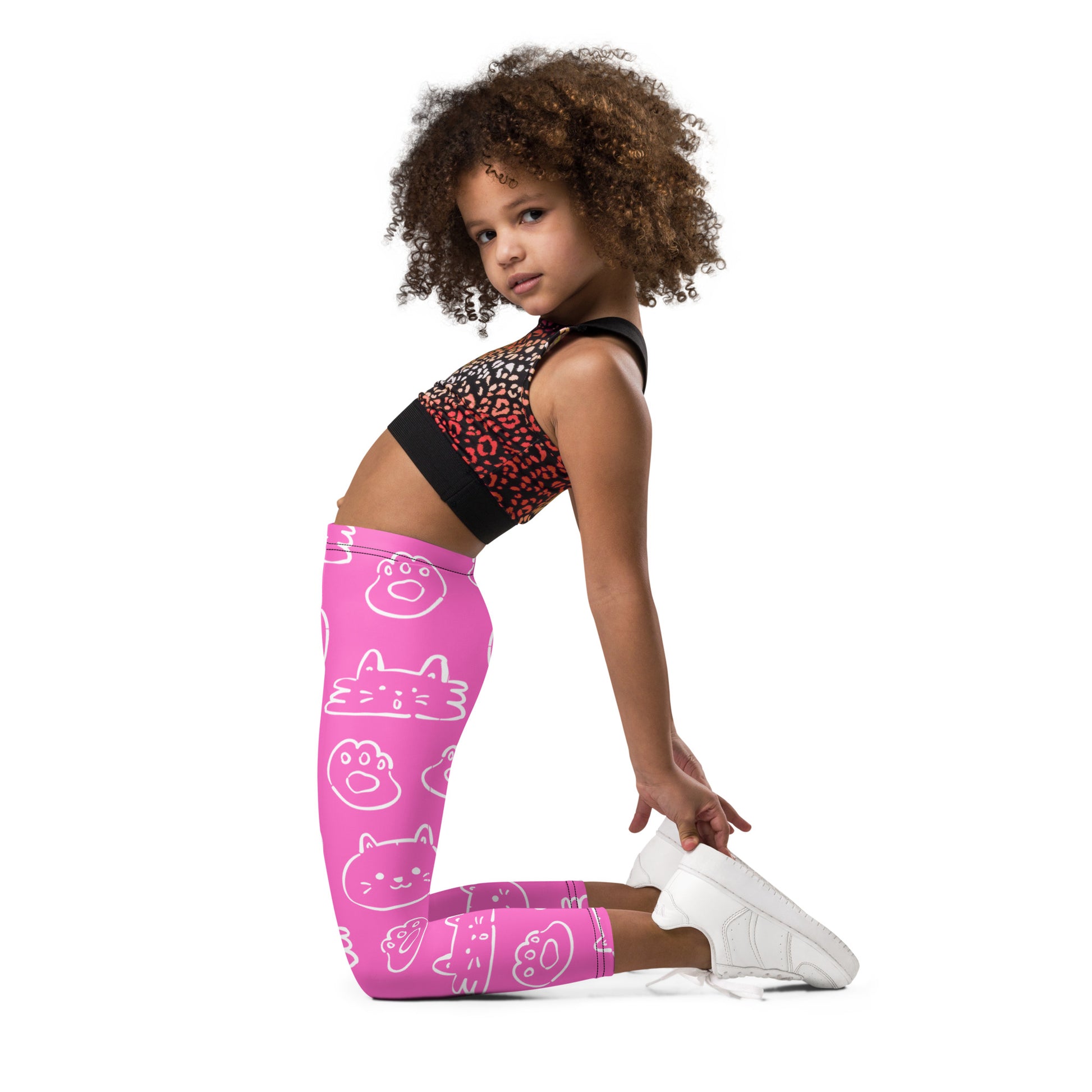 Kitten Ensemble Girl's Leggings - FLAKOUT