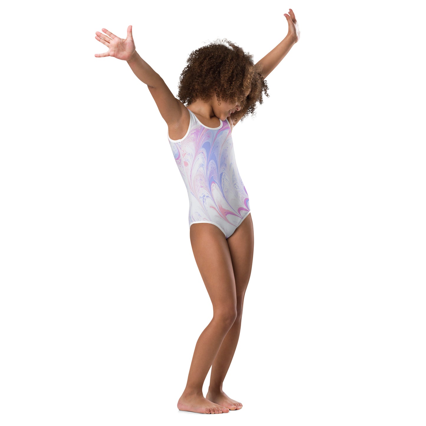 Fluid Colors Flair Girl's Swimsuit - FLAKOUT