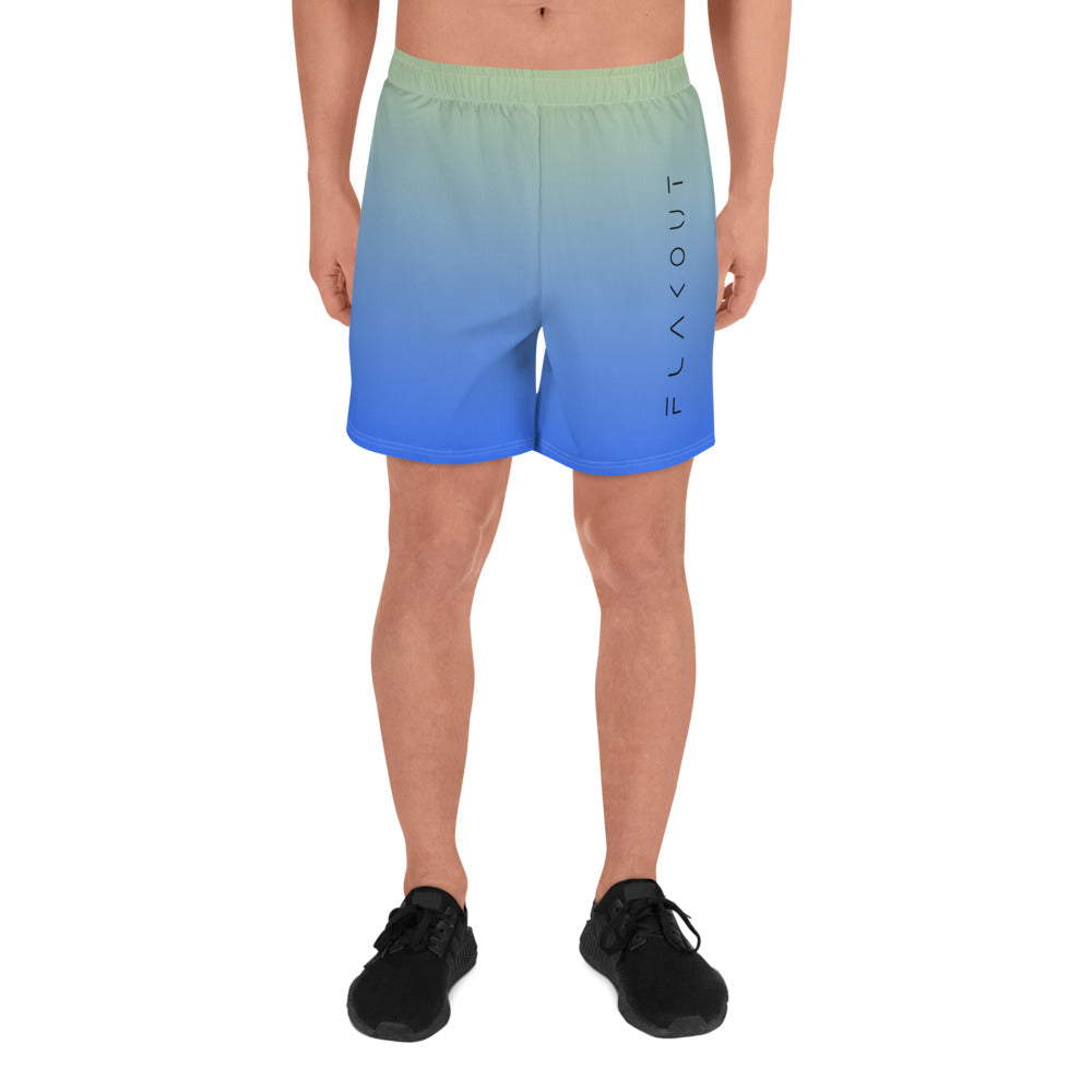 Cerulean Skyline Men's Recycled Shorts - FLAKOUT