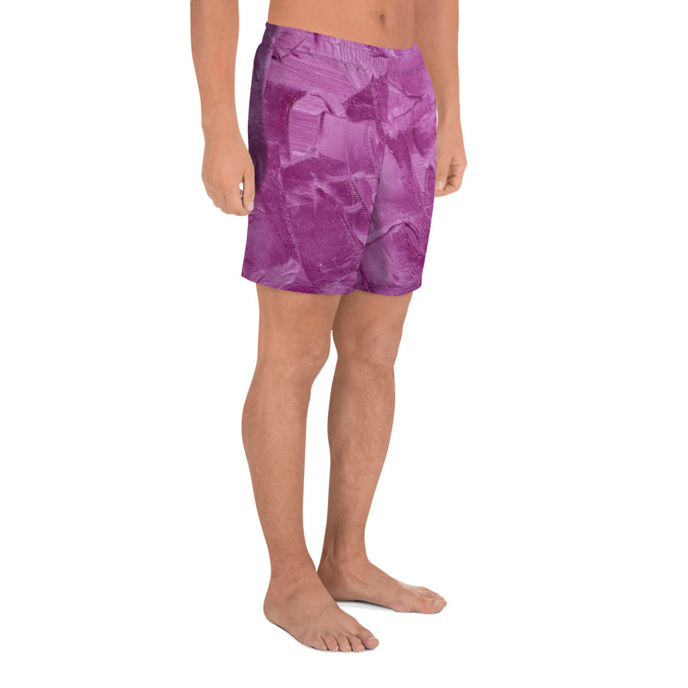 Ebonized Mulberry Men's Swim - Athletic Shorts - FLAKOUT