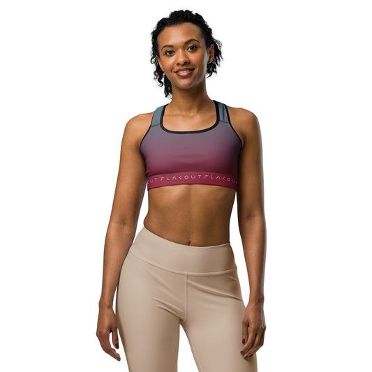 Electric Collision Women's Sports Performance Bra - FLAKOUT