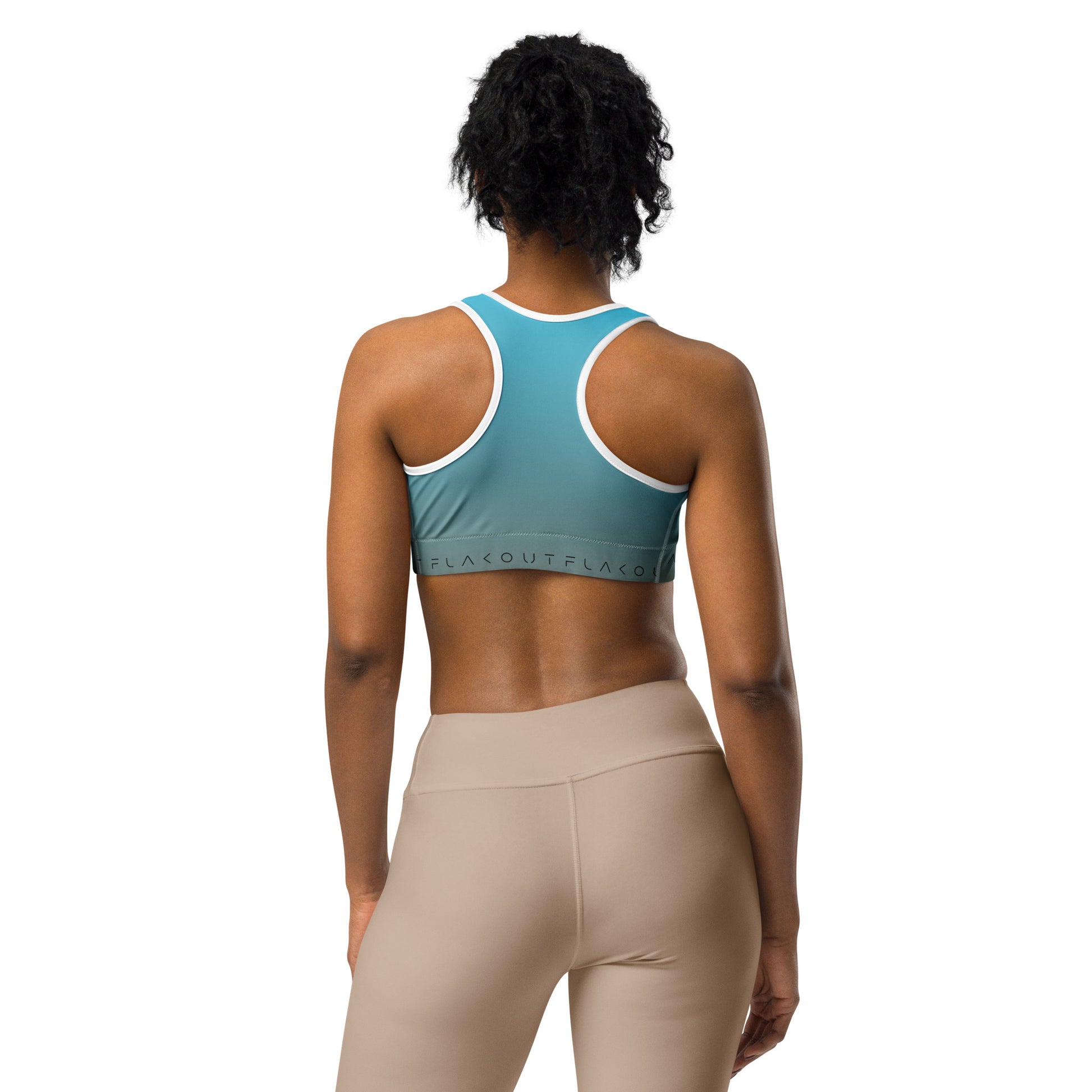 Aqua Skyline Women's Sports Performance Bra - FLAKOUT