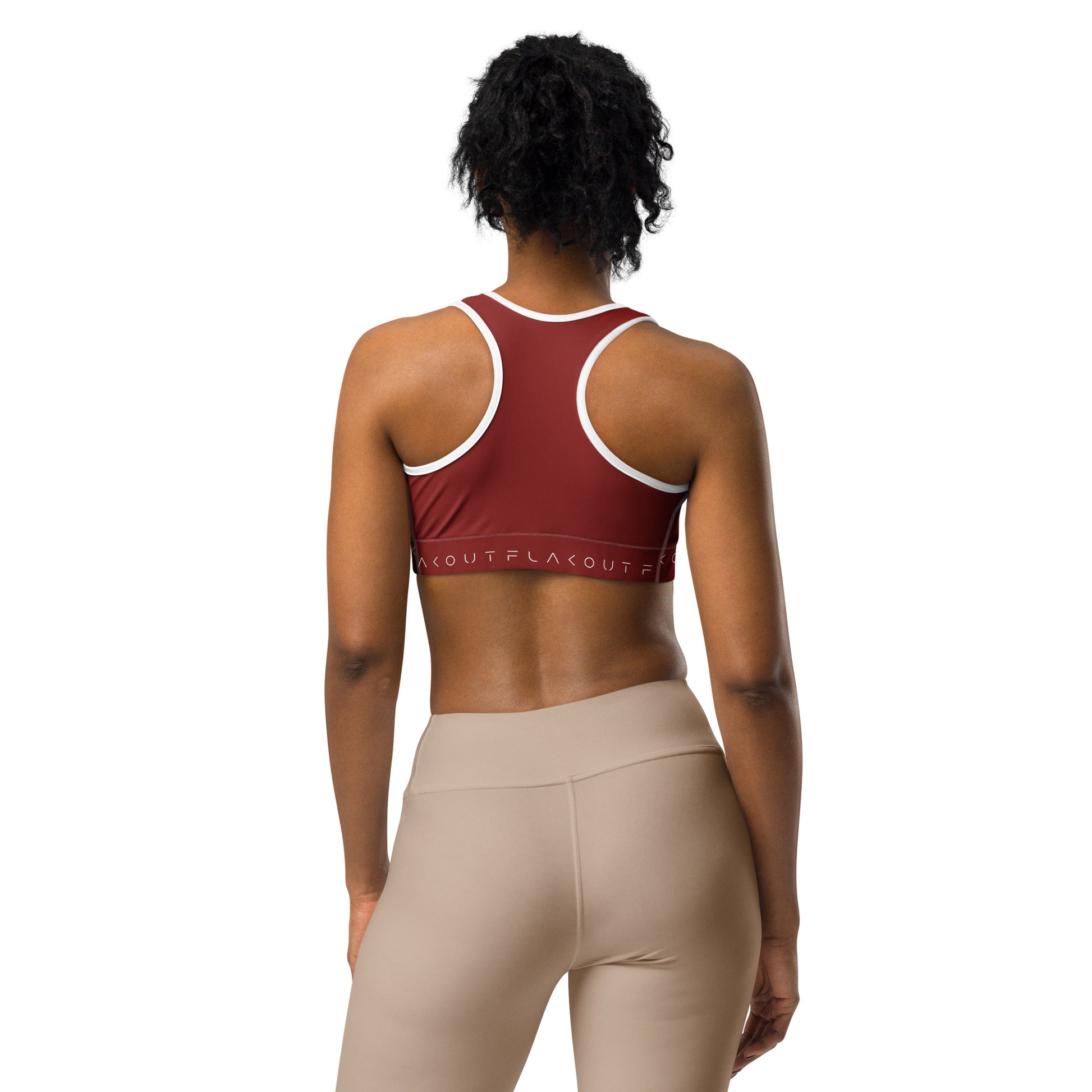 Cherry Inferno Women's Sports Performance Bra - FLAKOUT