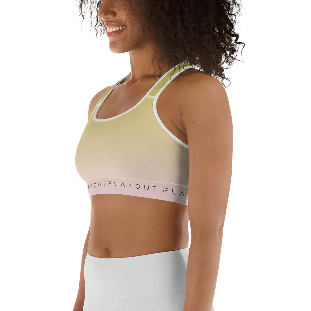 Lemonade Bliss Women's Sports Performance Bra - FLAKOUT