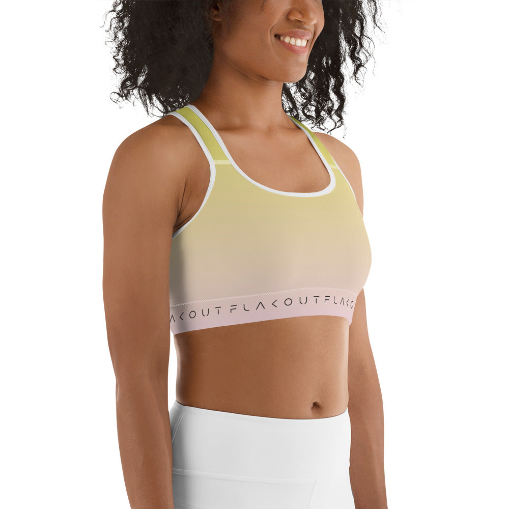 Lemonade Bliss Women's Sports Performance Bra - FLAKOUT