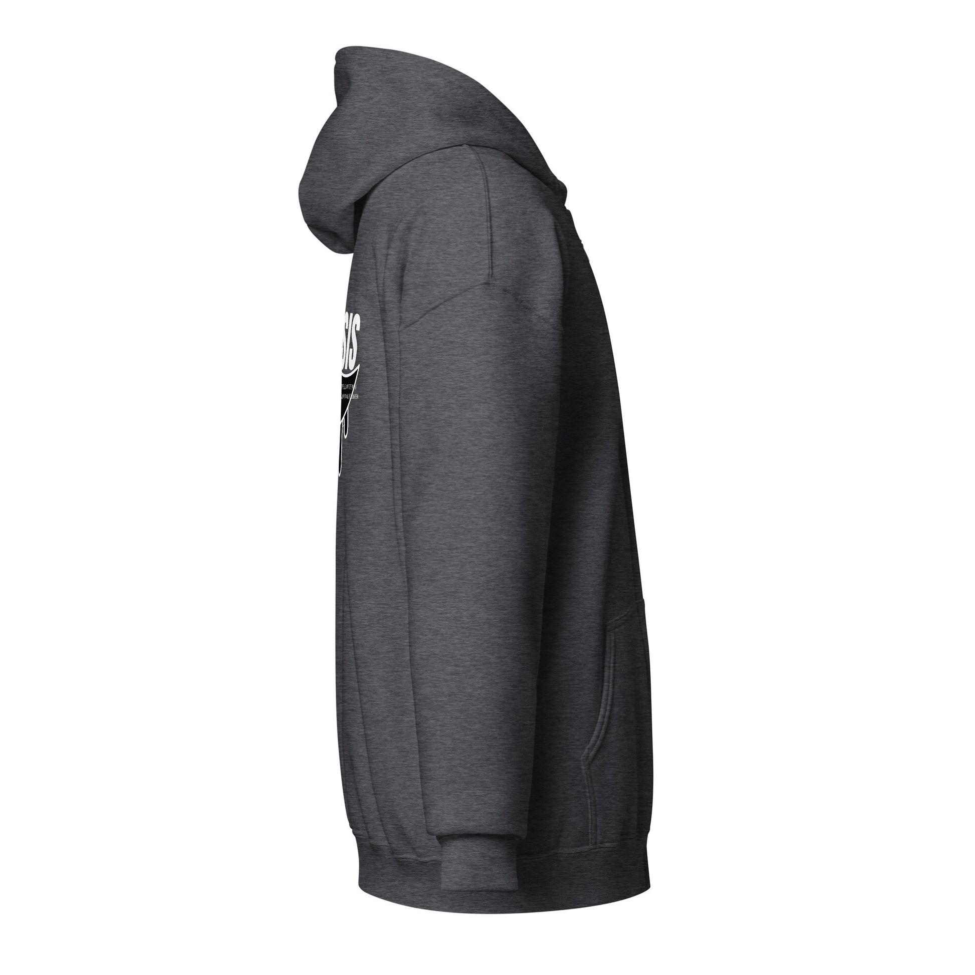 Lunar Eclipsis Heavy Harmony Fusion Zip Hoodie - Dark Heather - FLAKOUT