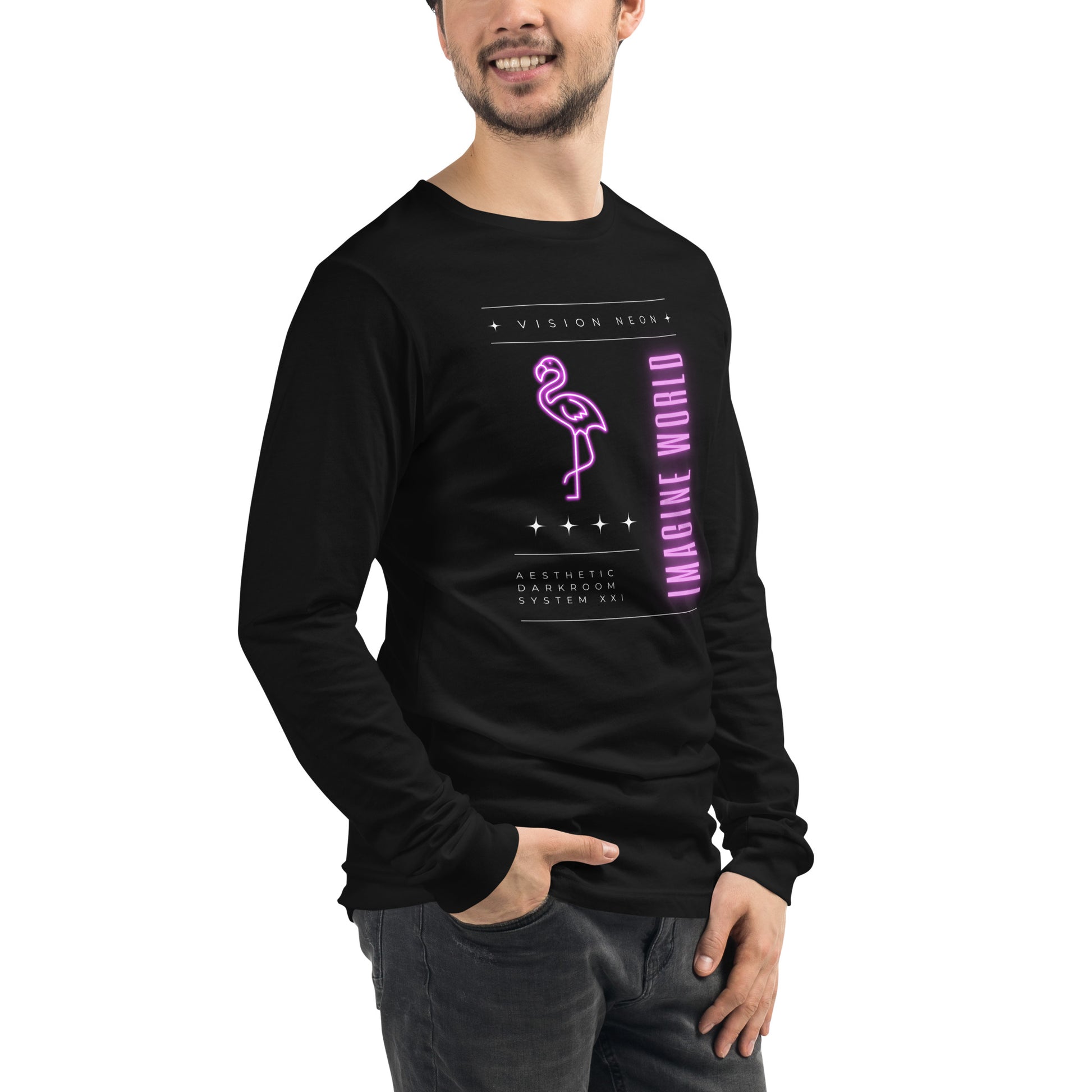 Vision Neon Utopia Long Sleeve Tee - FLAKOUT