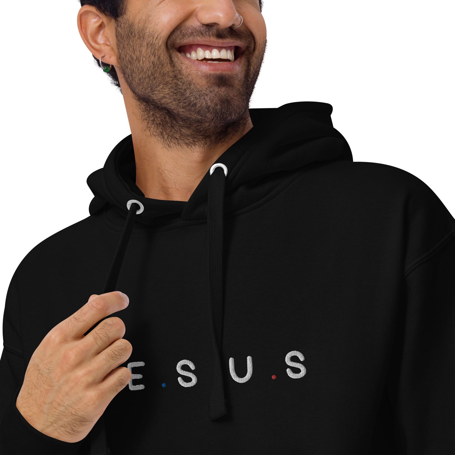 J.E.S.U.S Embroidered Unisex Hoodie - FLAKOUT