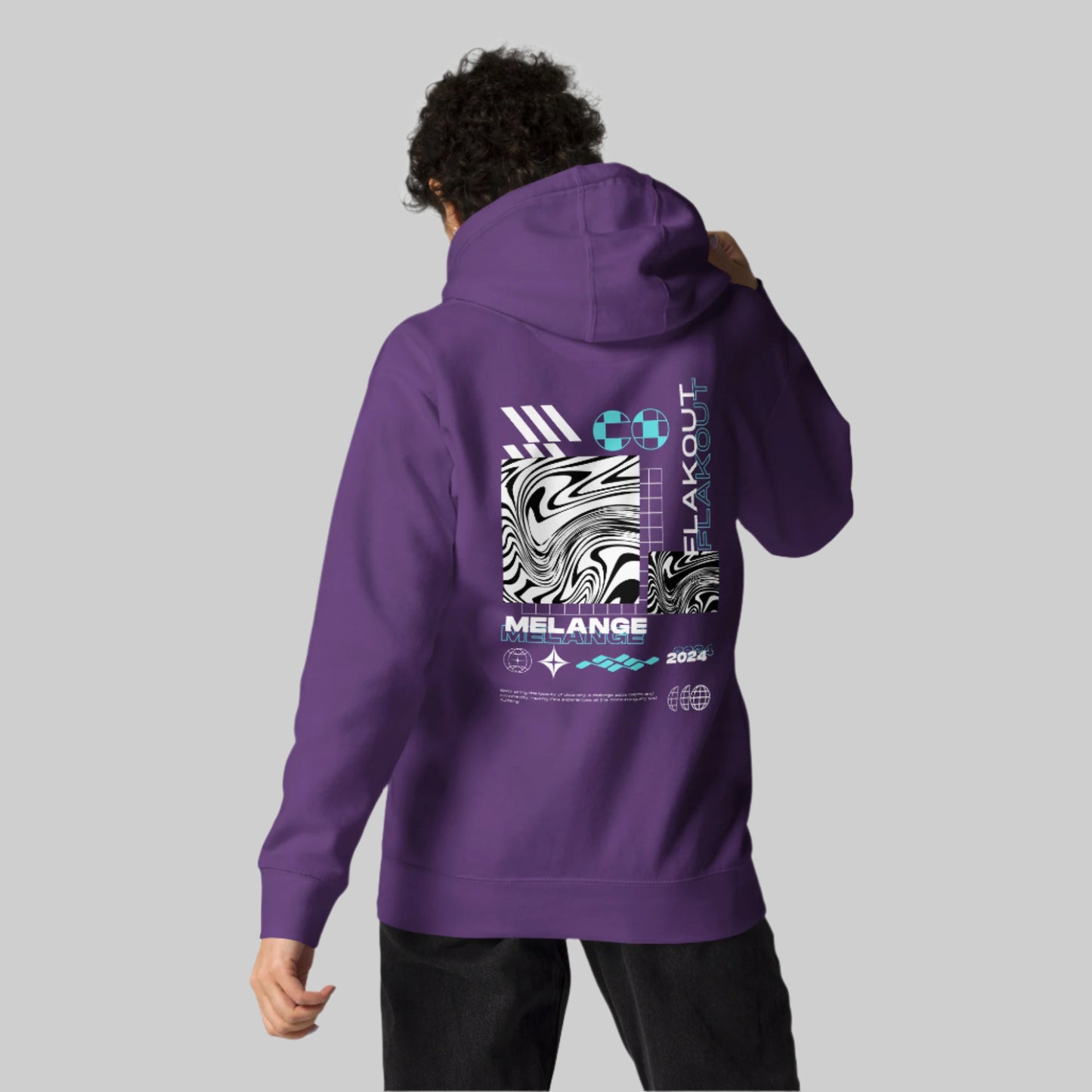 Melange Unisex Hoodie - FLAKOUT