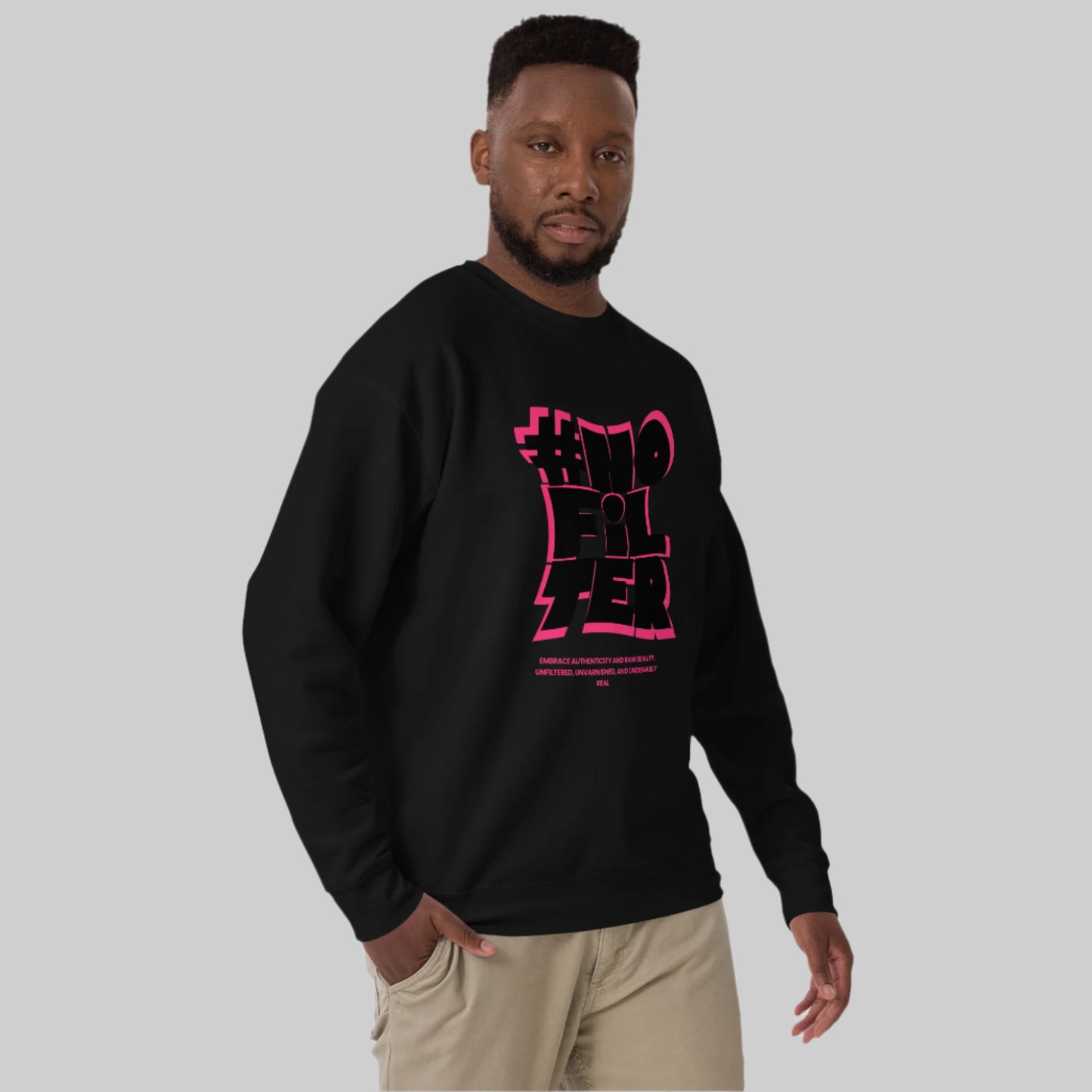 #NOFILTER Unisex Fleece Sweatshirt - FLAKOUT