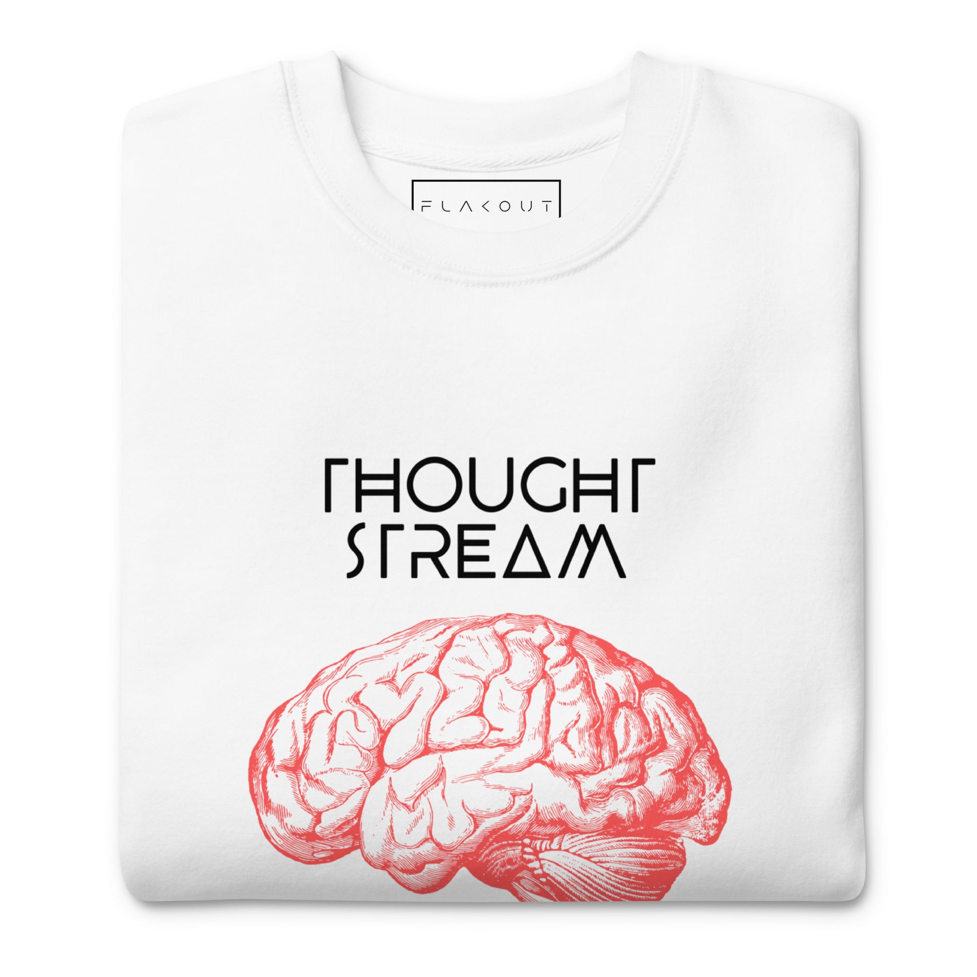 Thought Stream Unisex Fleece Sweatshirt - FLAKOUT