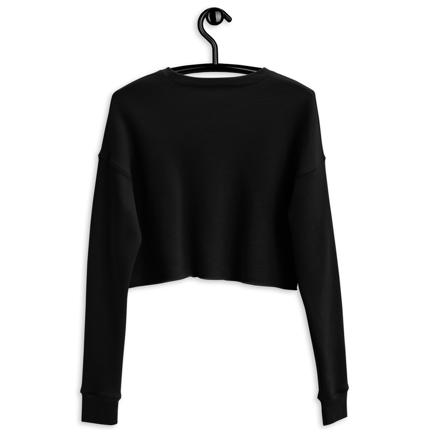 Lunar Eclipsis Women's Crop Sweatshirt - Black - FLAKOUT