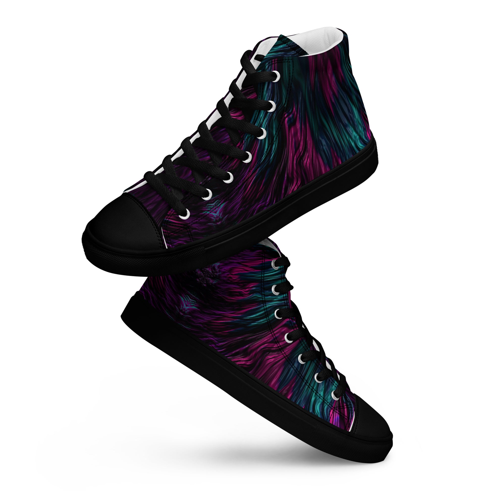 Harmony Fusion Women's High Top Canvas Shoes - FLAKOUT