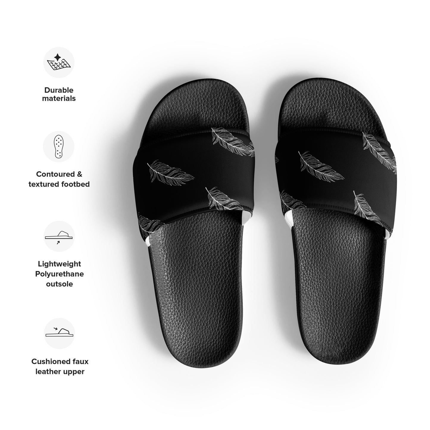 Ethereal Plumes Women's Slides - FLAKOUT