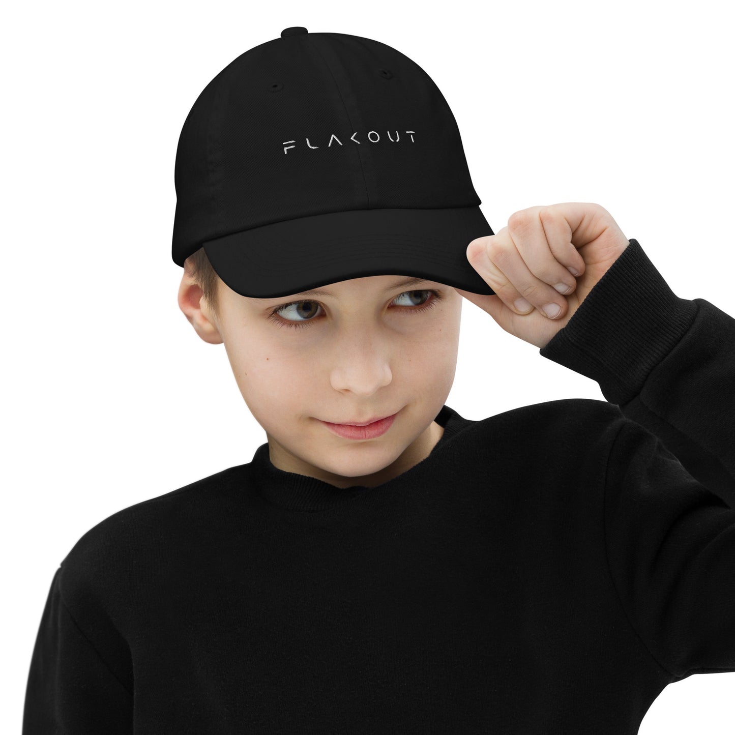 FLAKOUT Logo Embroidered Kid's Baseball Cap