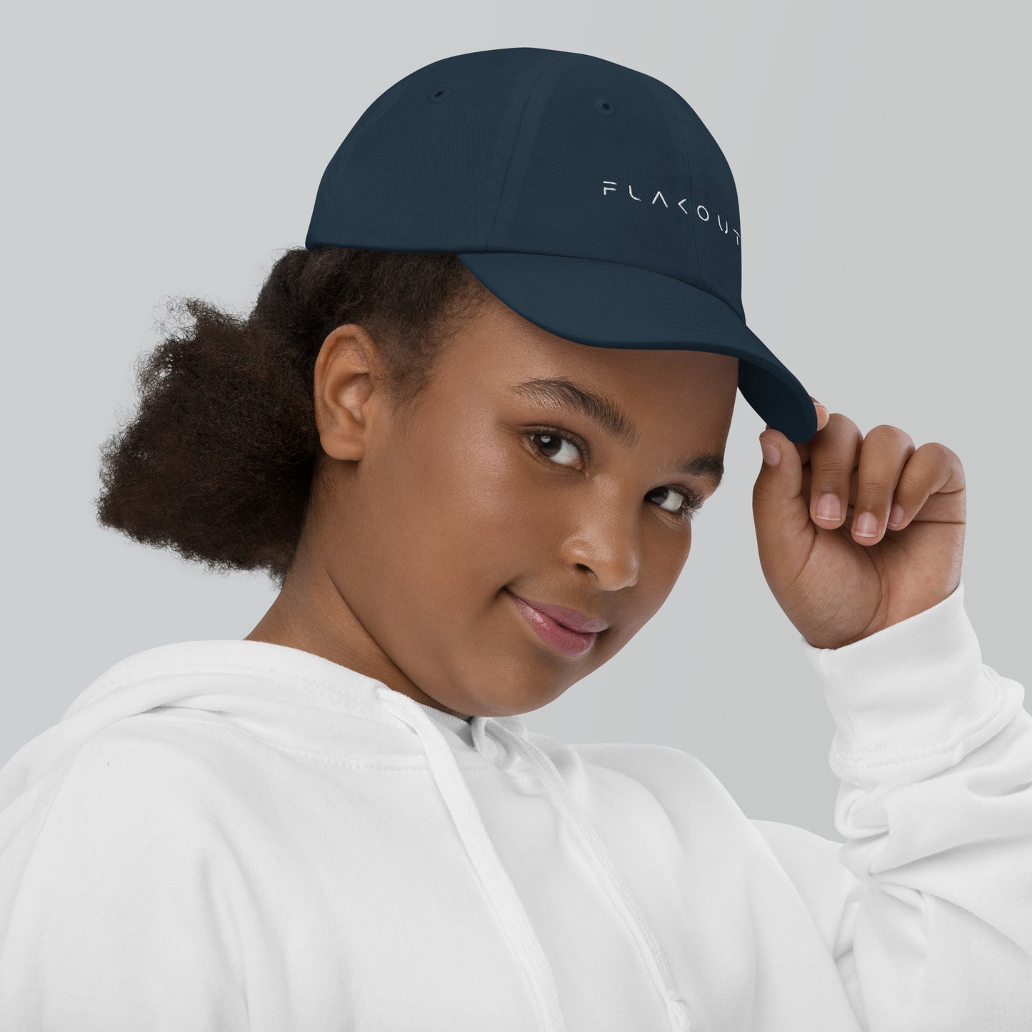 FLAKOUT Logo Embroidered Kid's Baseball Cap