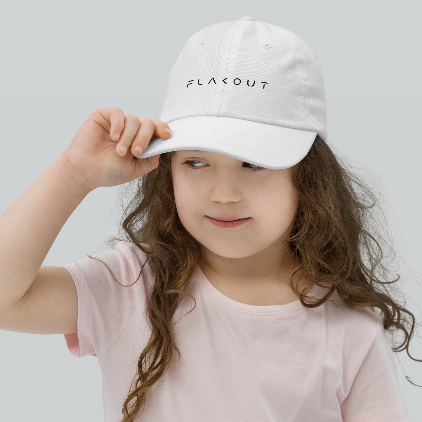 FLAKOUT Logo Embroidered Kid's Baseball Cap