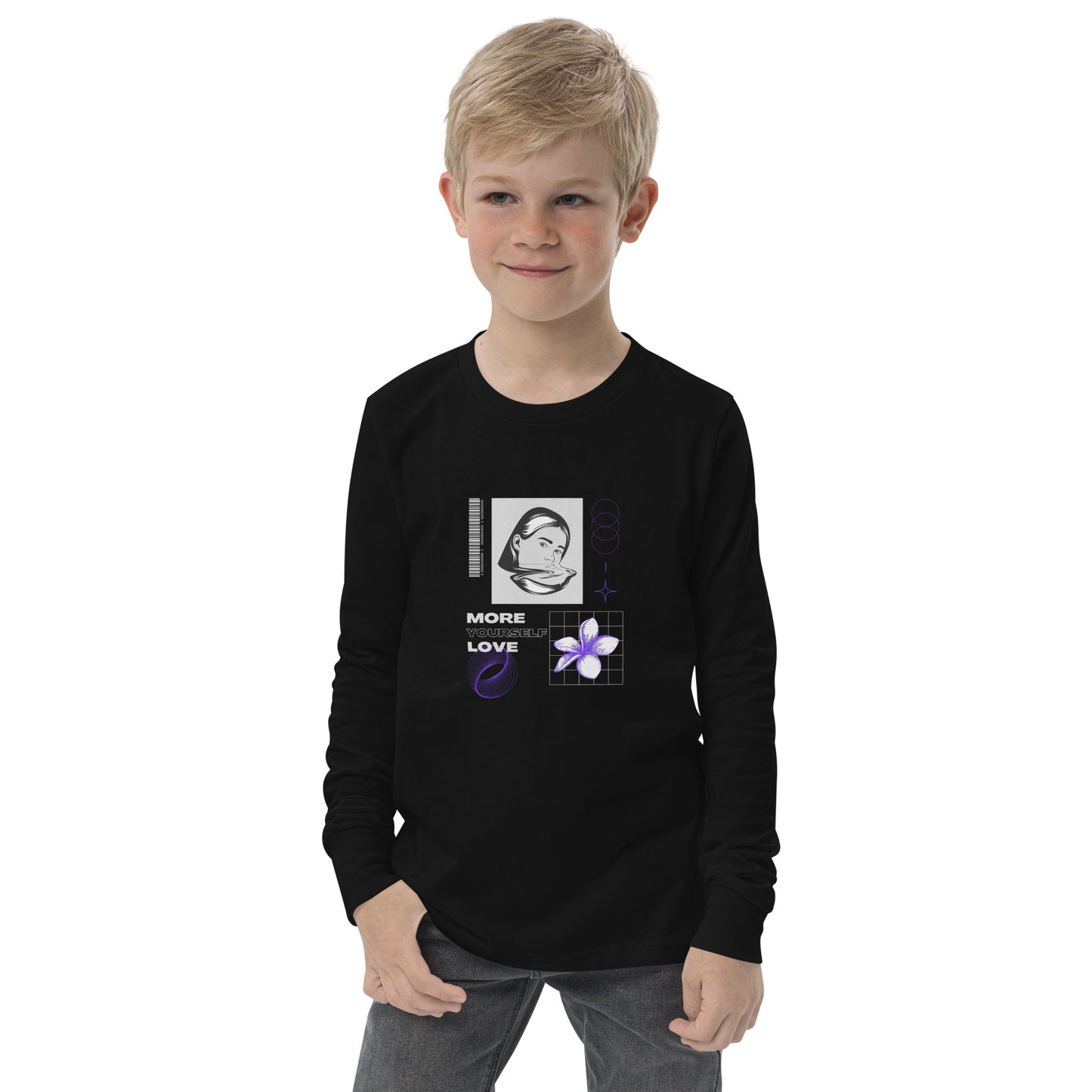 Nurture Yourself Love Yourself More Kid's Long Sleeve Shirt - FLAKOUT