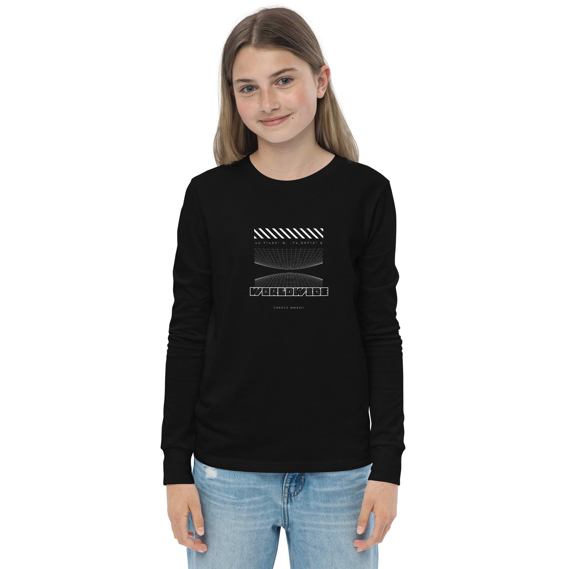 Kid's Long Sleeve Shirt Worldwide - FLAKOUT