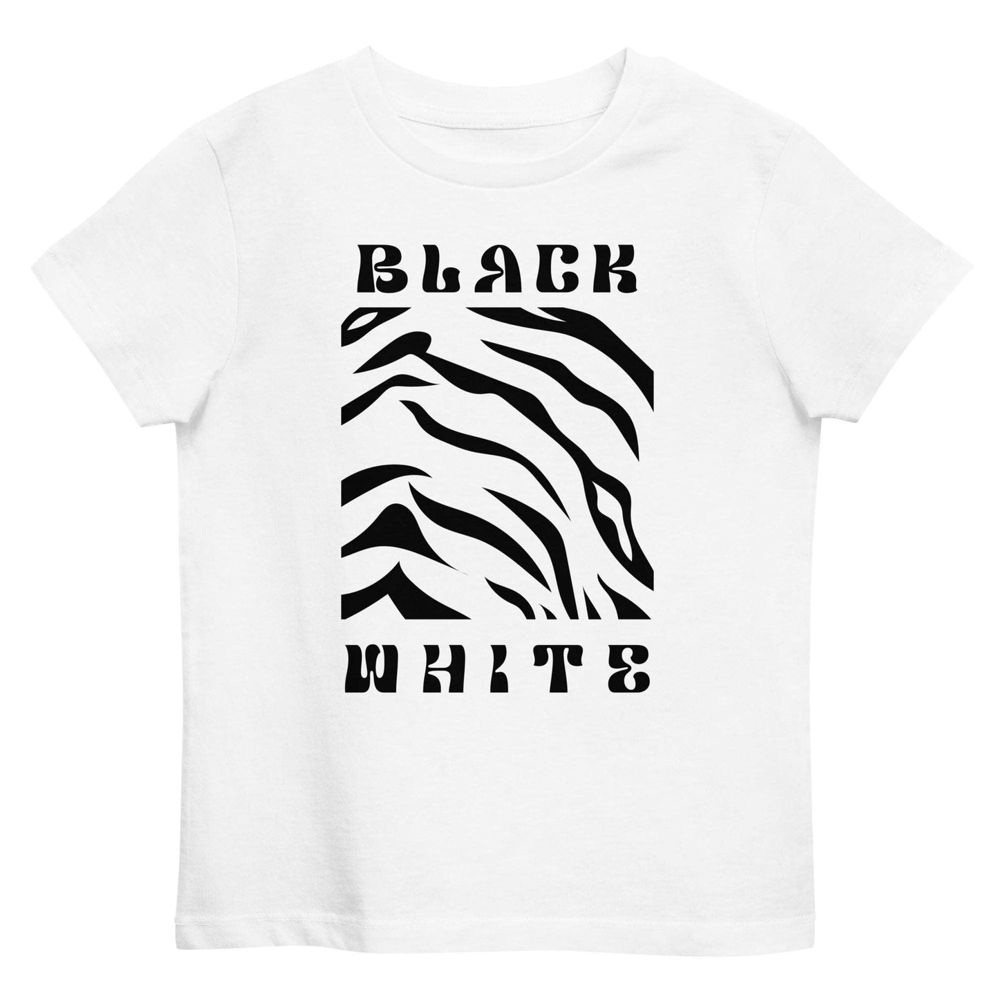 Opulent Onyx Tiger Kid's T-shirt - FLAKOUT