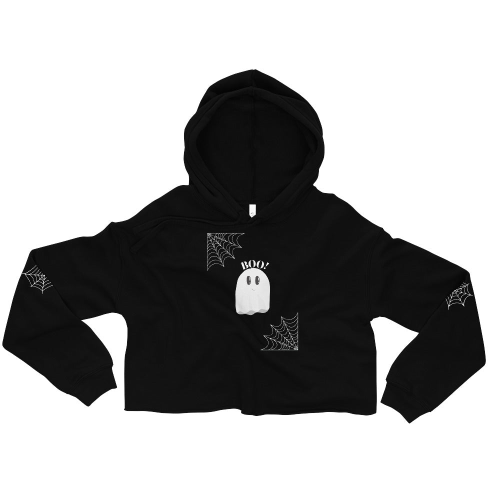 Women's Crop Hoodie Ghost - FLAKOUT